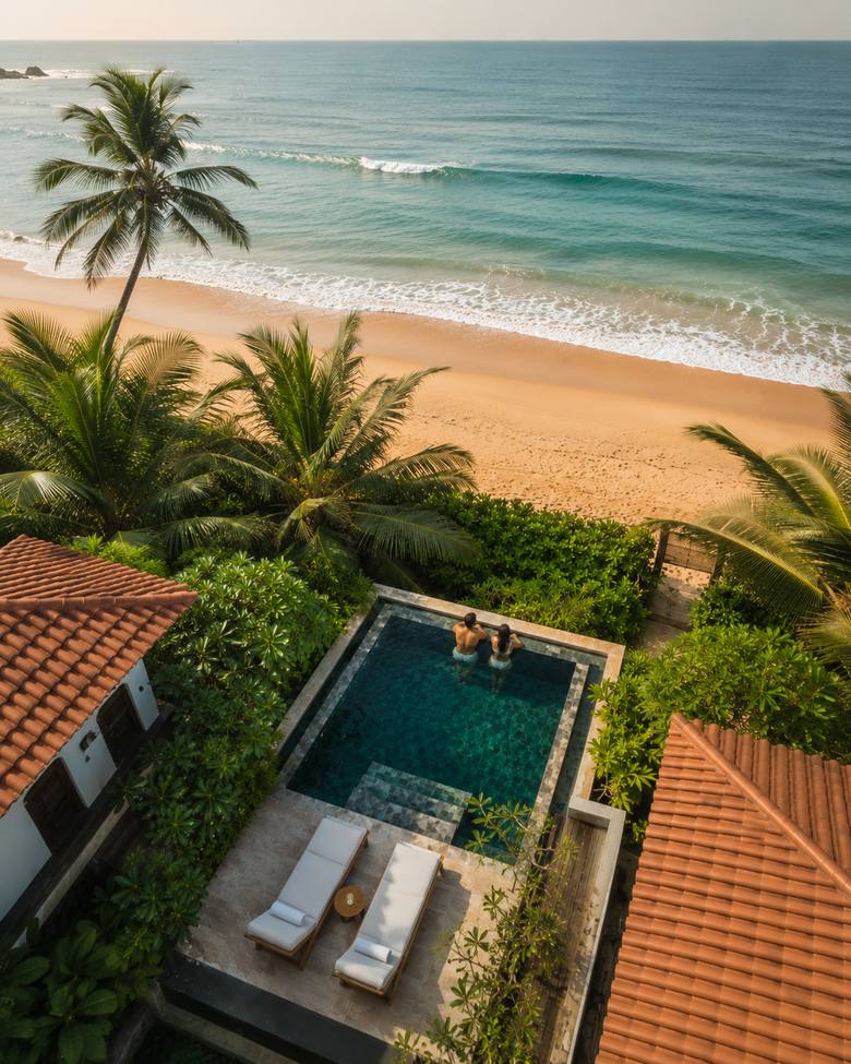 A private plunge pool