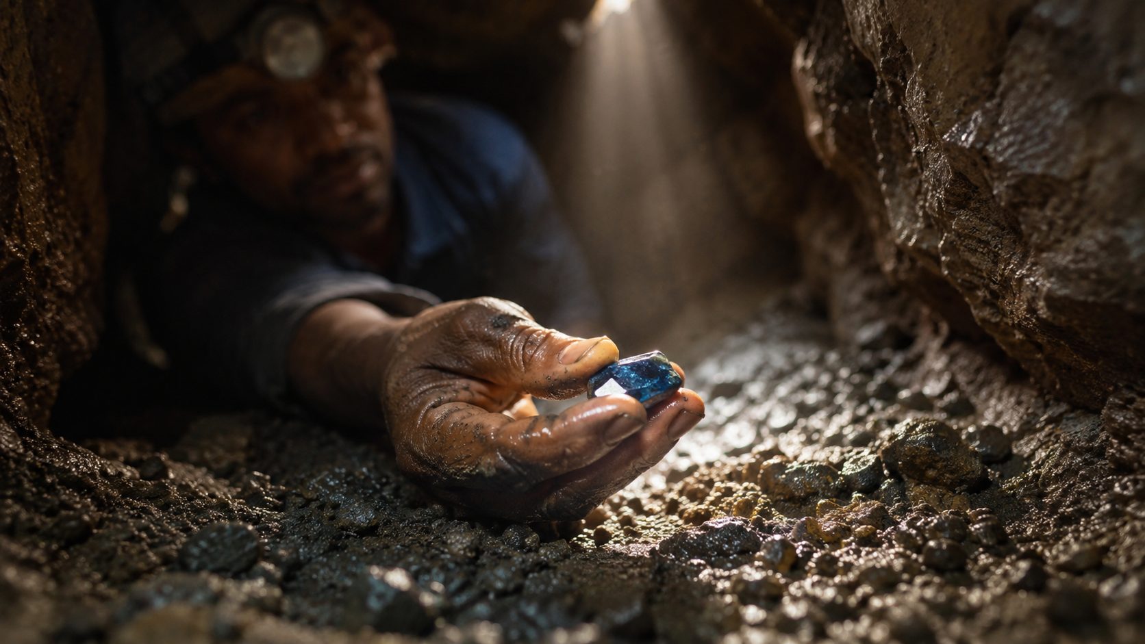 Inside a working gem mine in Ratnapura, Sri Lanka